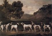 George Stubbs, Foxhounds in a Landscape